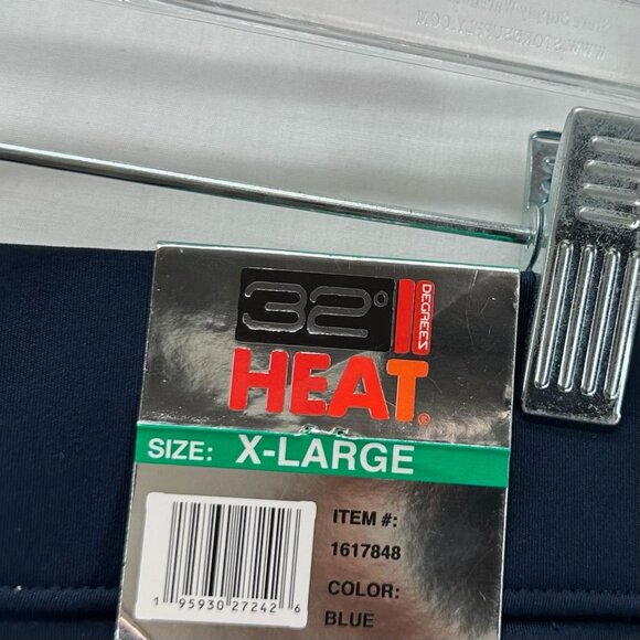 32 Degrees Pants Womens XL Heat Tech Jogger Sweatpants Performance Pull On Blue - Picture 7 of 11